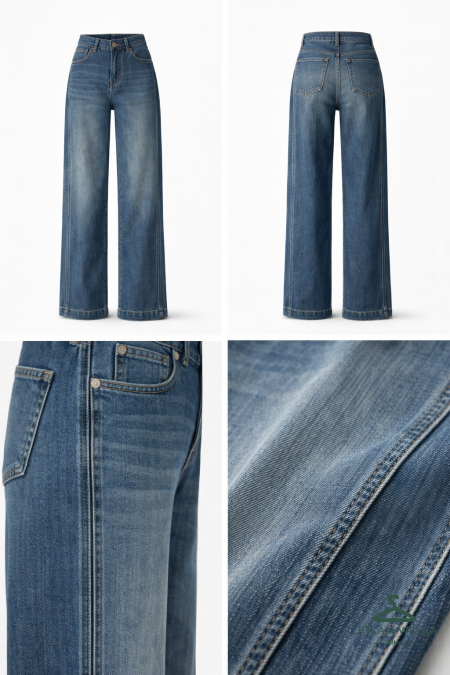 جينز خطين c927fL